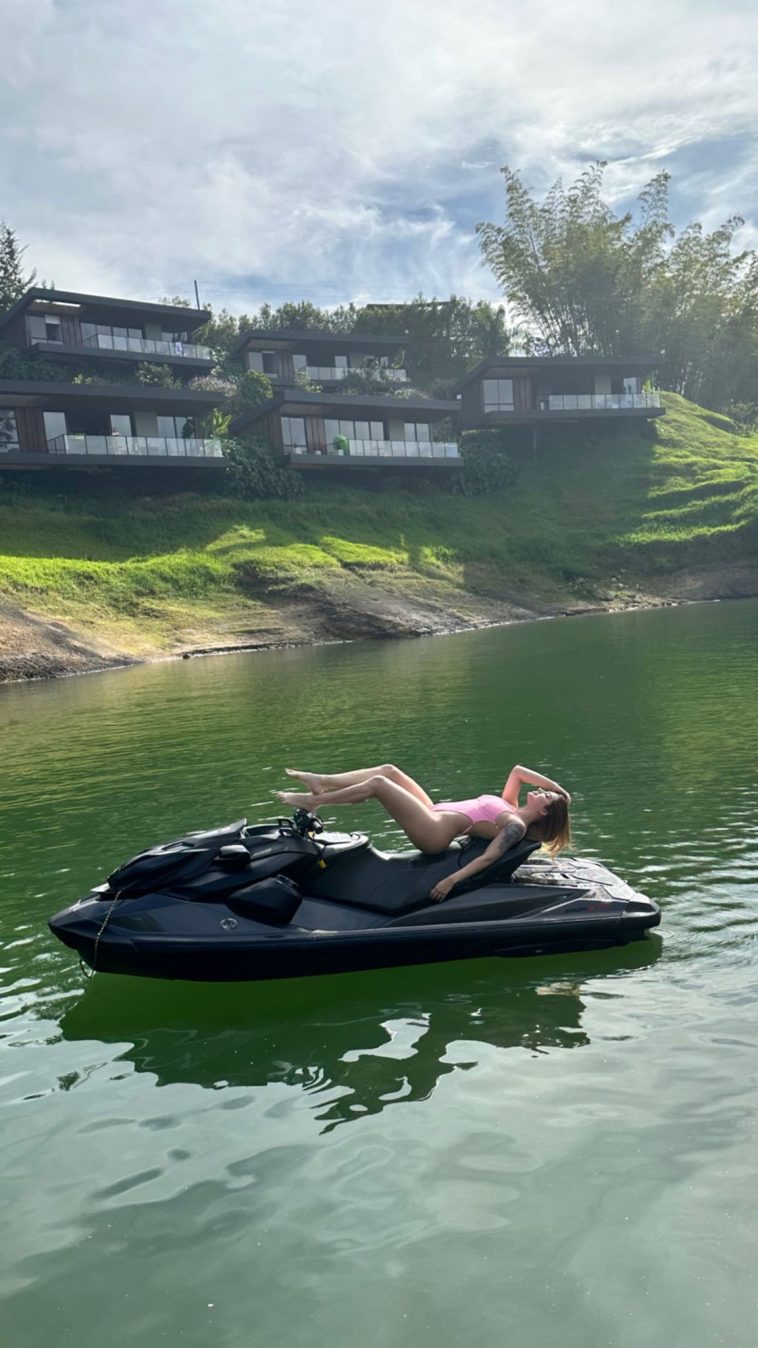 Dive Into The Sensational Jet Ski Photoshoot Of Instagram Star Laura Sahar